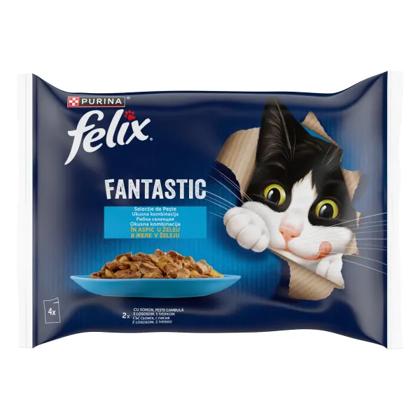 Felix Fantastic Multipack, Somon si Platica, 4 x 85 g