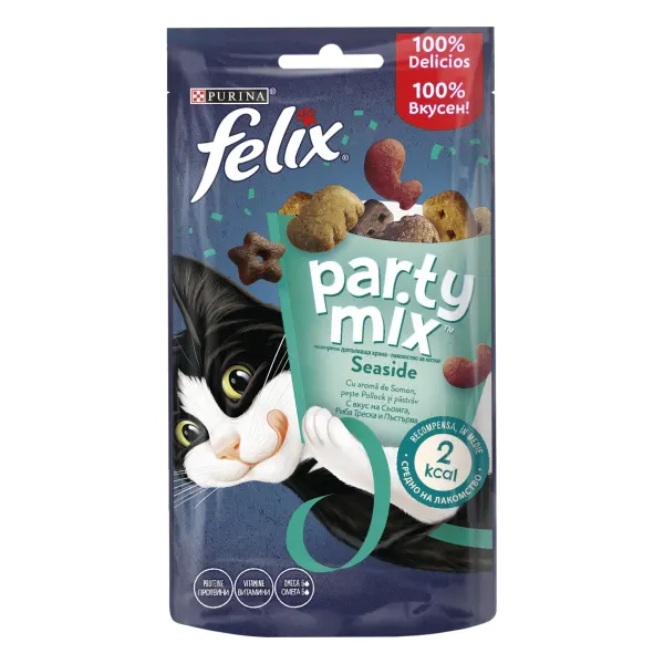 Felix Party Mix Ocean Mix Somon/Cod/Pastrav 60 g