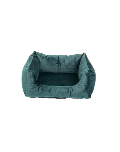 FERA Glamour culcus pentru caini, verde S 45x50x24 cm