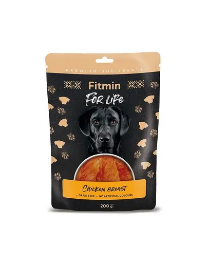 FITMIN For Life Chicken Breast piept de pui 200 g recompensă pentru câini