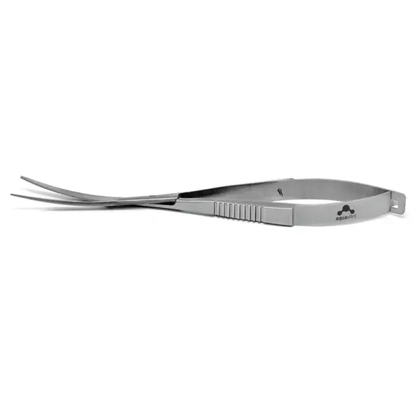 Foarfeca curbata cu arc Aquavitro Curved Spring Shears 15cm