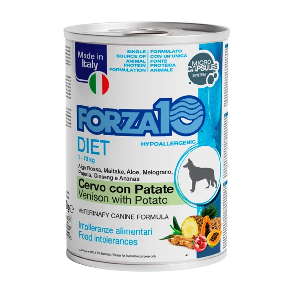 FORZA 10 VENISON AND POTATO DOG 400 GR CV