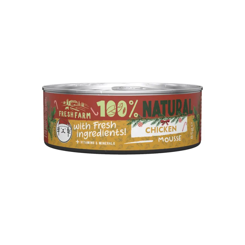 Fresh Farm Cat Smooth Pate Chicken 85gr Christmas Edition