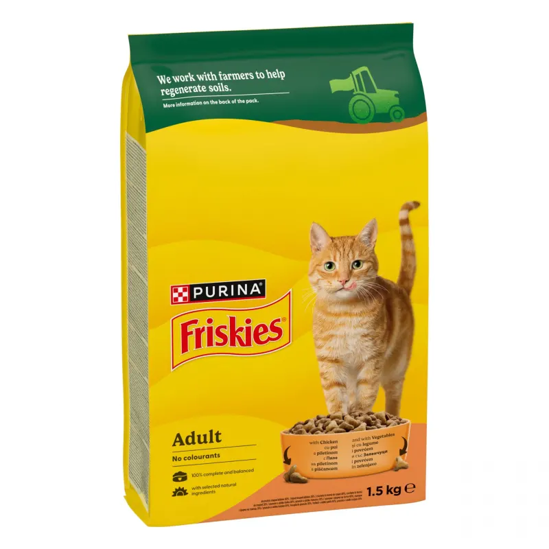 Friskies Cat Carne/Pui/Legume 1.5 kg
