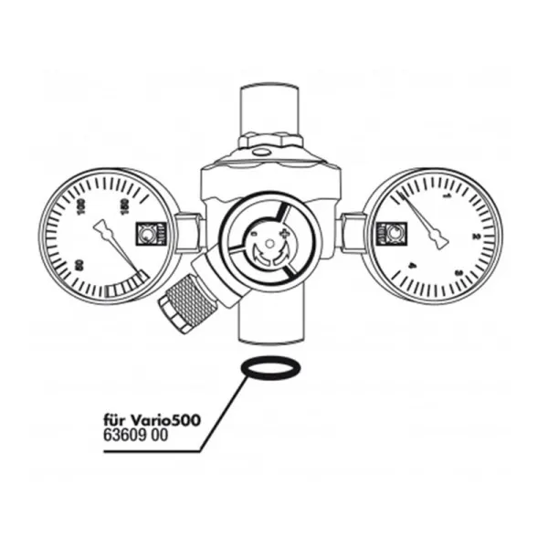 Garnituri O-Ring de etansare reductor JBL CO2 Vario 500