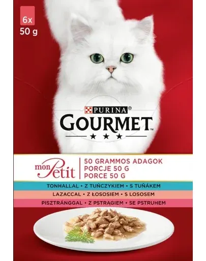 GOURMET Mon Petit Mix pește (6x50 g)