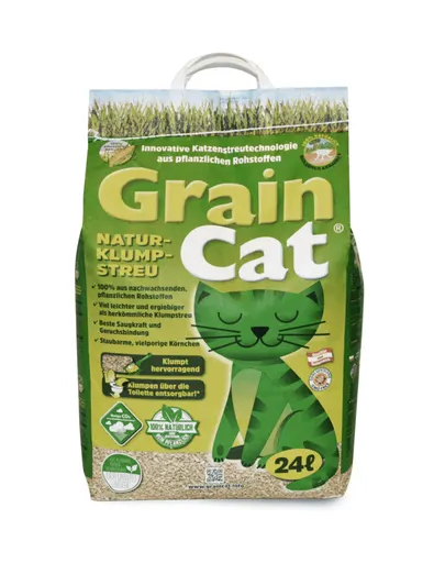 GRAIN CAT 72 L (3x24 l) asternut pentru litiera, biodegradabil