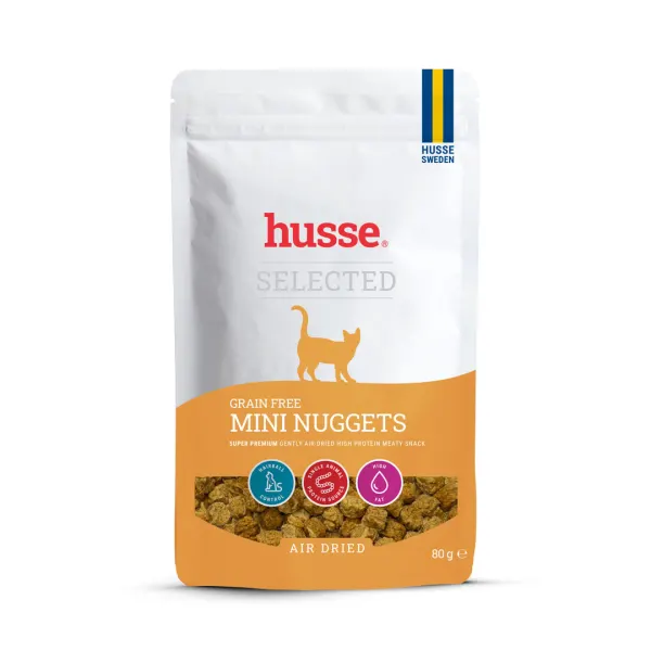 GRAIN FREE MINI NUGGETS | Recompense funcționale pentru pisici, fără cereale, uscate la aer