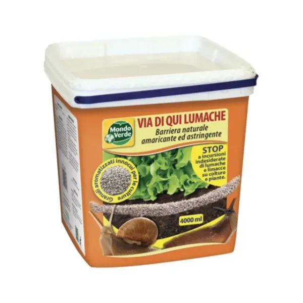 Granule repelente pentru melci si limacsi, Mondo Verde, 4L