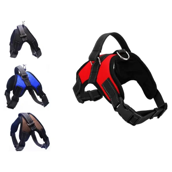Ham ergonomic, negru, cu insertie textila, dimensiuni 54-70 cm