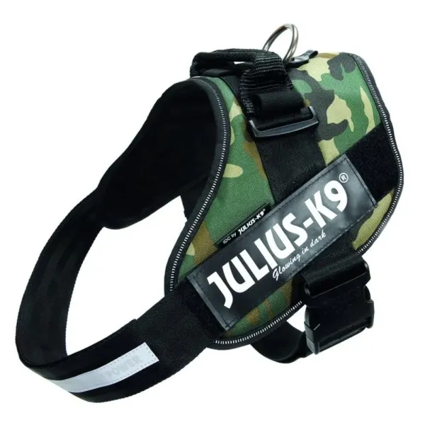 Ham K9 Power, camuflaj, ergonomic, impermeabil, 63-85 cm, pentru caini cu greutate de 23-30 kg