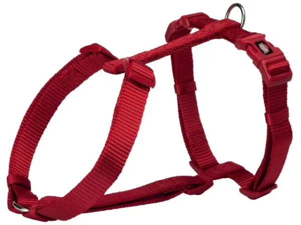 Ham pentru caini Premium M-L 52-75 cm 20 mm rosu