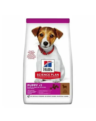 HILL'S Science Plan Puppy Small & Mini cu miel și orez 6 kg pentru căței