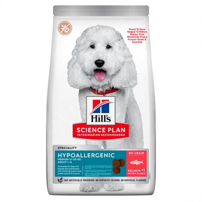 Hill s SP Canine Adult Medium Hypoallergenic No Grain 12 kg
