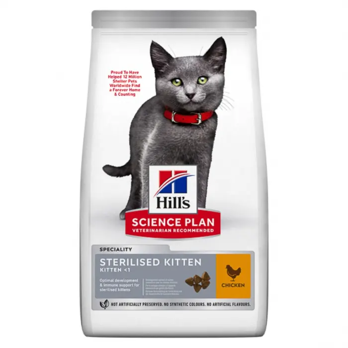 Hill s SP Feline Kitten Sterilised Chicken 7 kg
