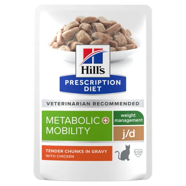 Hills PD FELINE METABOLIC + MOBILITY 12x85 G (PLICURI)