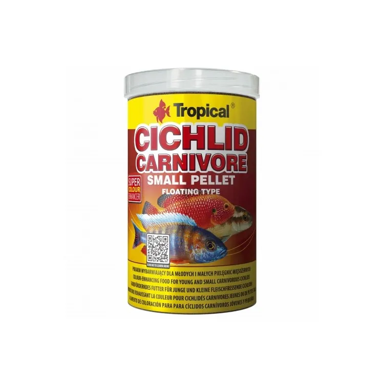 Hrana ciclide Tropical Cichlid Carnivore Pellet S 1000ml/360gr