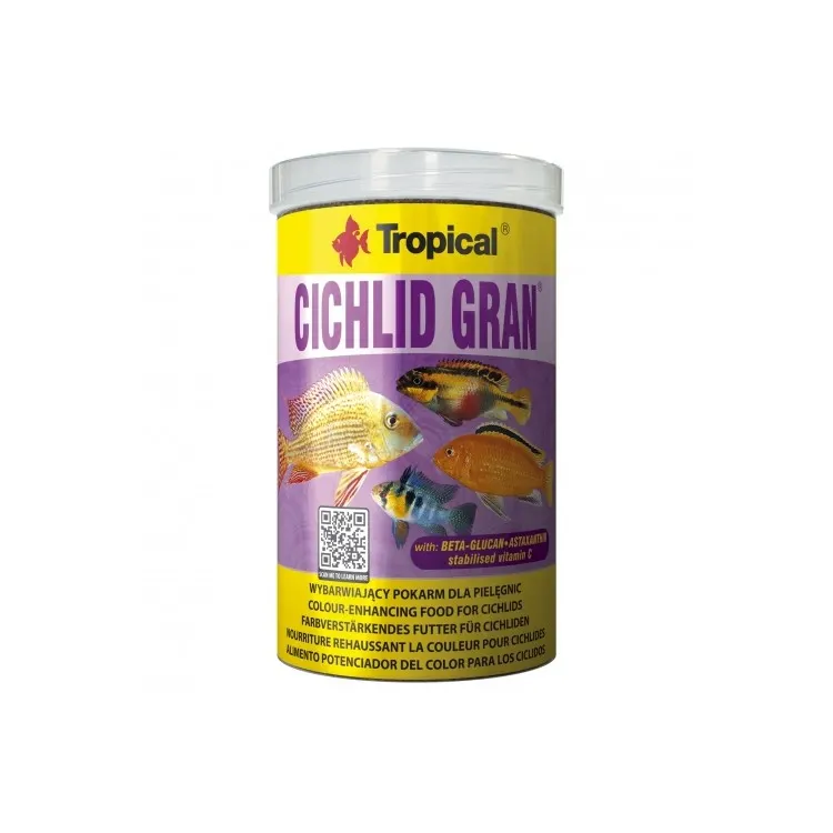 Hrana ciclide Tropical Cichlid Gran 1000ml/550gr