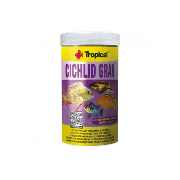 Hrana ciclide Tropical Cichlid Gran 100ml/55gr