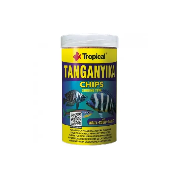 Hrana ciclide Tropical Tanganyika Chips 250ml/130gr