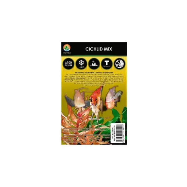 Hrana congelata Stoffels Cichlid Mix 100gr Blister