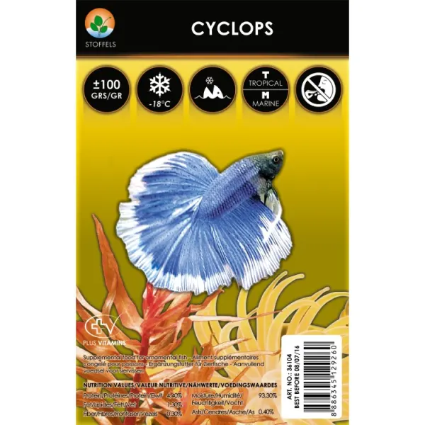 Hrana congelata Stoffels Cyclops 100gr Blister