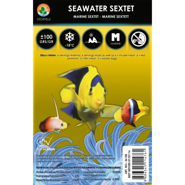 Hrana congelata Stoffels Marin Sextet 100gr Blister