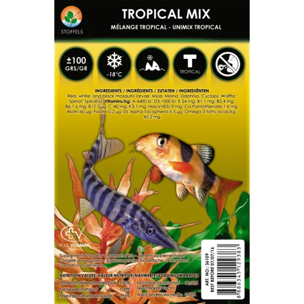 Hrana congelata Stoffels Tropical MIX 100gr Blister