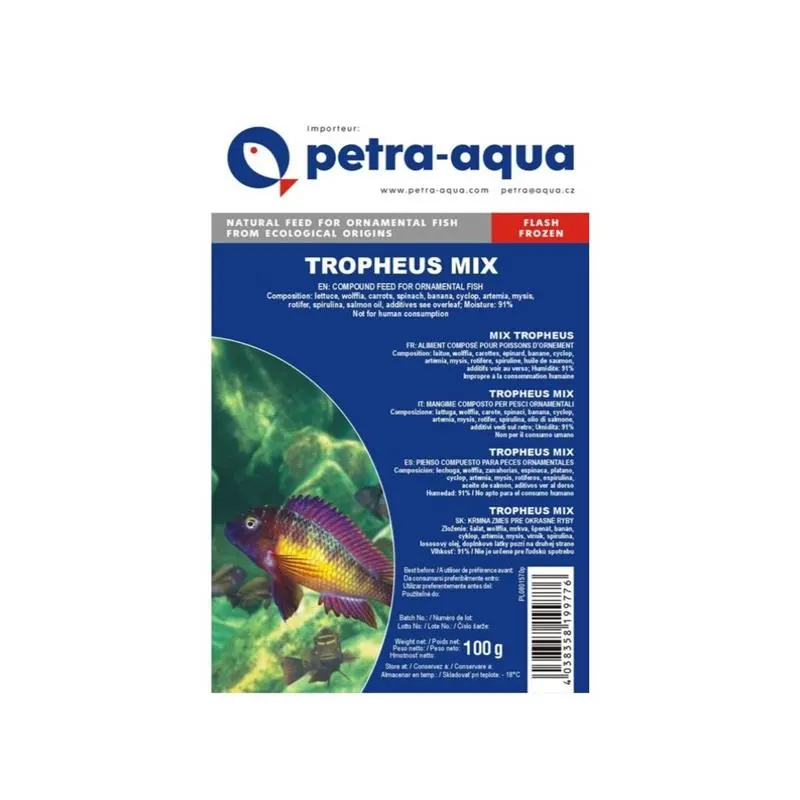 Hrana congelata Tropheusmix blister 100g
