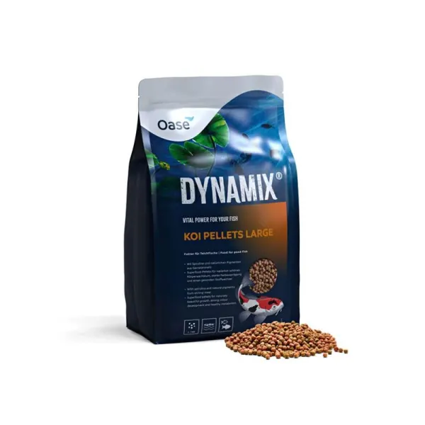 Hrana crapi Koi Oase Dynamix Koi Pellet Large 8 Litri