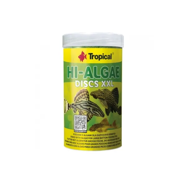 Hrana pesti sanitari Tropical Hi-Algae Discs XXL 250ml/125gr