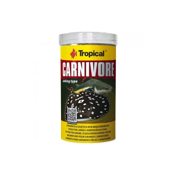Hrana pesti Tropical Carnivore 500ml/300gr