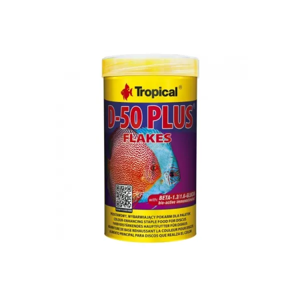 Hrana pesti Tropical D-50 Plus Flakes 250ml/50gr