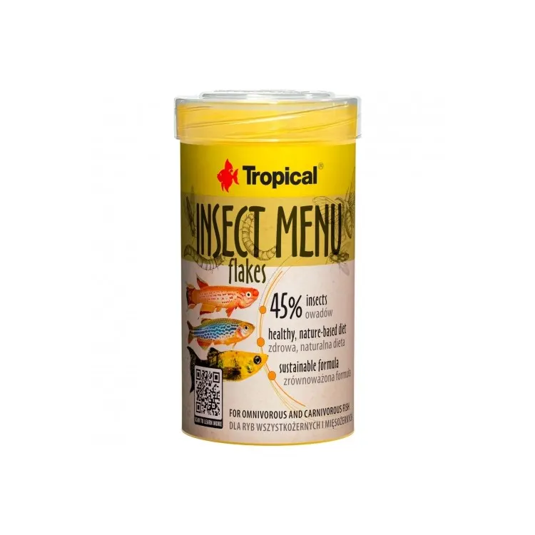 Hrana pesti Tropical Insect Menu Flakes 250ml/50gr