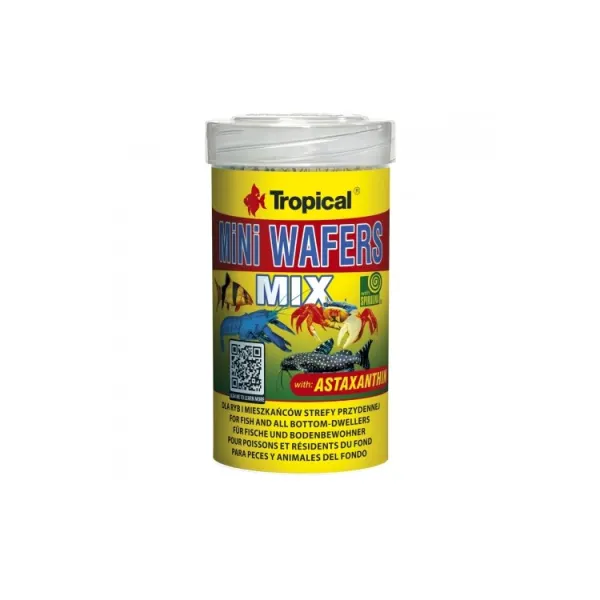 Hrana pesti Tropical Mini Wafers Mix 100ml/55gr