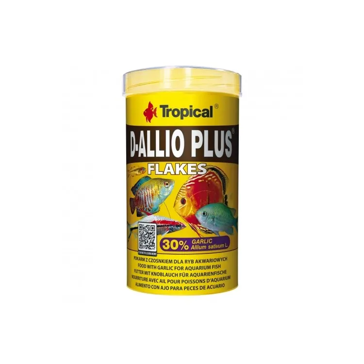 Hrana Tropical D-Allio Plus Flakes 500ml/100gr
