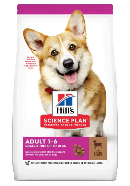 Hrana uscata caini, Hill's Science Plan Canine Adult Small and Mini Lamb and Rice, 1.5 kg