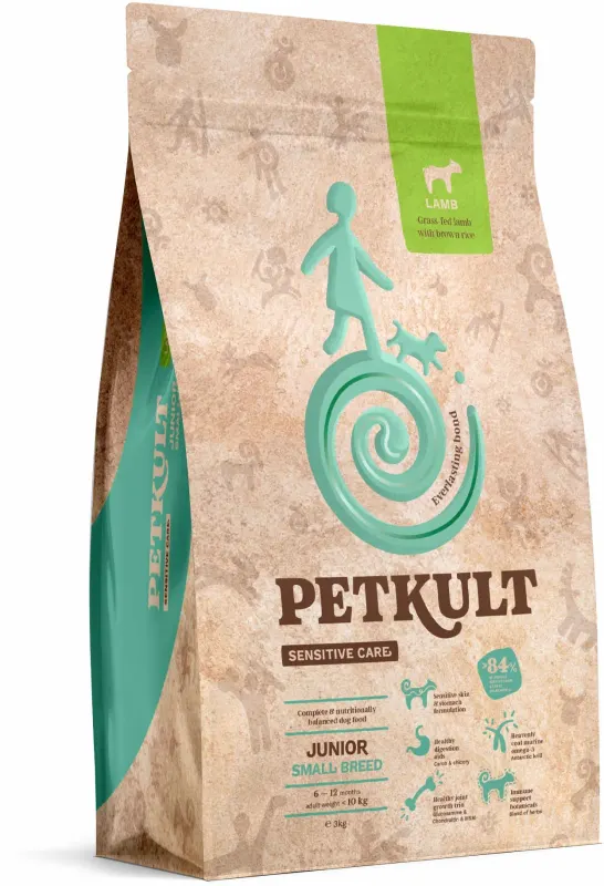 Hrana Uscata Caini, Petkult Sensitive Junior Small, 1 kg