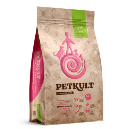 Hrana Uscata Caini, Petkult Sensitive Starter & Puppy, 3 kg
