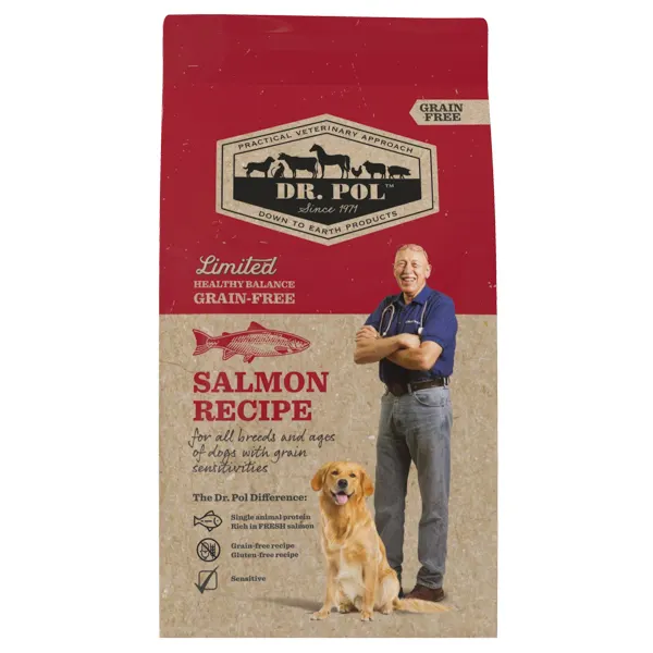Hrana uscata pentru caini adulti: Dr. Pol Dog Salmon: 2 kg, EXPIRA 14.11.2026