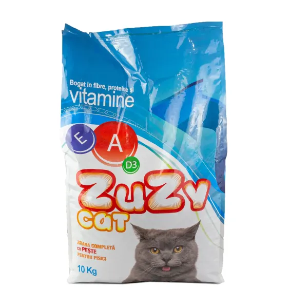 Hrana Uscata Pisici, Zuzy Cat, Peste, 10 kg