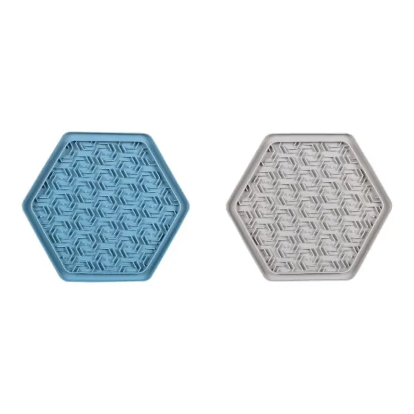 Hranitor Interactiv Lick Pad Jelly Blue/ Grey 24x21 CM