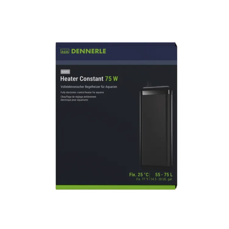 Incalzitor nano Dennerle Heater Constant 75W acvarii 55-75l