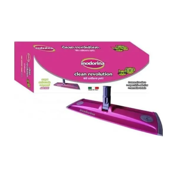 Inodorina Clean Revolution kit perie + 8 lavete cadou