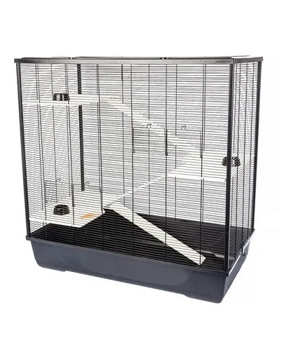 INTERZOO Davis + Wood Casa pentru rozatoare 100 cm negru