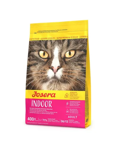JOSERA Indoor Cat 400 g cu pește hrană pisici de interior și sterilizate