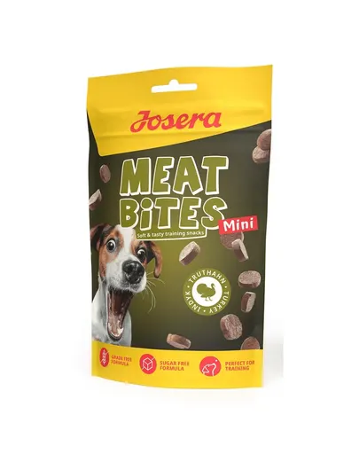 JOSERA Meat Bites Mini Turkey snack caini rasa mica 70g curcan