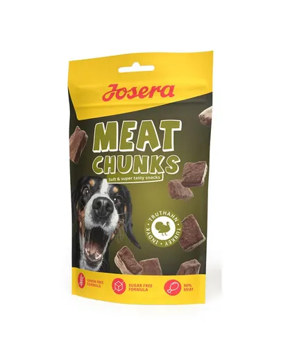 JOSERA Meat Chunks Turkey recompense uscate pentru caini 70g curcan