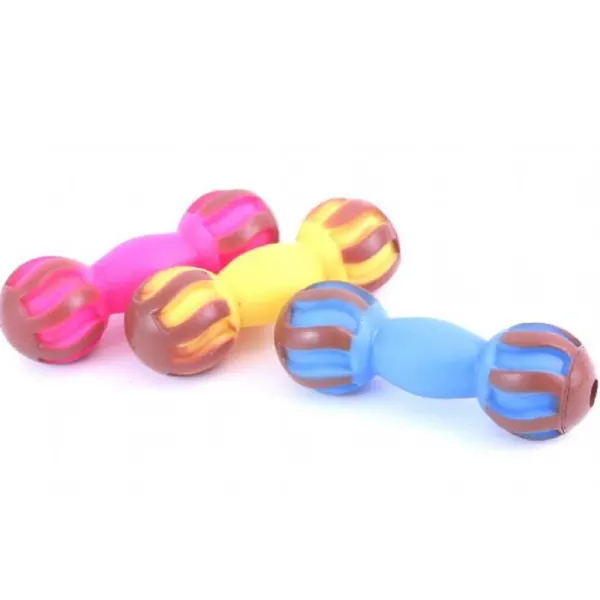 Jucarie gantera mix color 11 cm