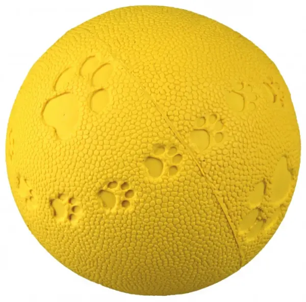 Jucarie Minge Cauciuc Natural Lime 7 cm cu Sunet